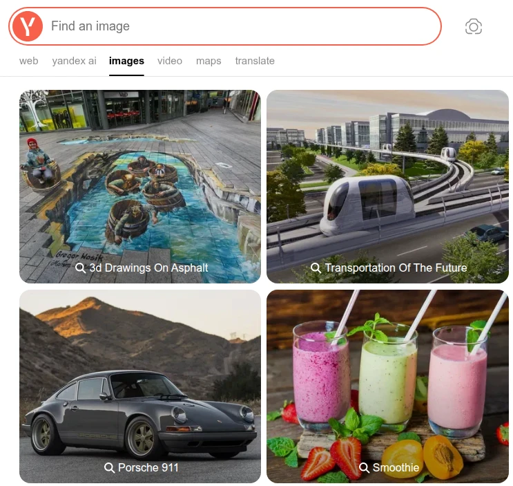 Image Search Techniques: Yandex Image Search