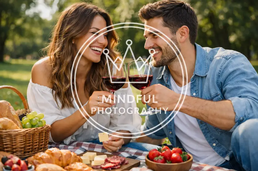 Photo with logo watermark - before